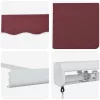 Burgundi vörös kézzel kihúzható napellenző 300 x 250 cm