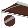 Burgundi vörös kézzel kihúzható napellenző 350 x 250 cm