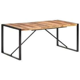  Paliszander felületű tömör fa étkezőasztal 180 x 90 x 75 cm