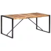 Paliszander felületű tömör fa étkezőasztal 180 x 90 x 75 cm