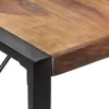 Paliszander felületű tömör fa étkezőasztal 140 x 140 x 75 cm