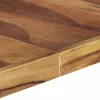 Paliszander felületű tömör fa étkezőasztal 140 x 140 x 75 cm