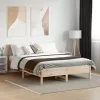 Tömör fenyőfa ágy matrac nélkül 160 x 200 cm