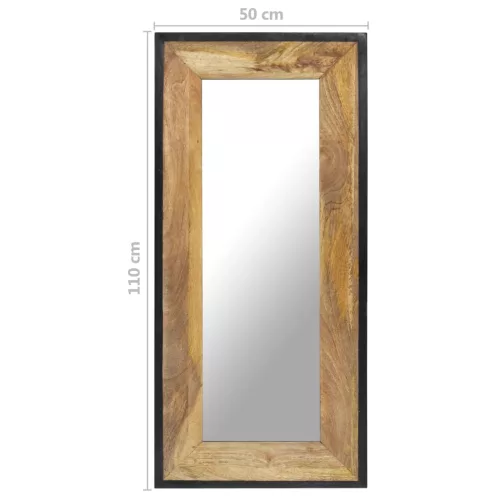 Tömör mangófa tükör 110 x 50 cm