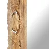 Kézzel faragott barna tömör mangófa tükör 110 x 50 cm