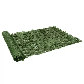   Sötétzöld leveles belátás elleni erkélyparaván 300 x 150 cm