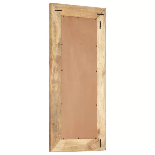 Kézzel faragott tömör mangófa tükör 110 x 50 x 2,5 cm
