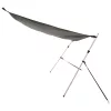 Antracit T-alakú árnyékolóhosszabbító 170x170x(113-182,5) cm