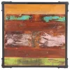 Tömör újrahasznosított fa dohányzóasztal 60 x 60 x 35 cm