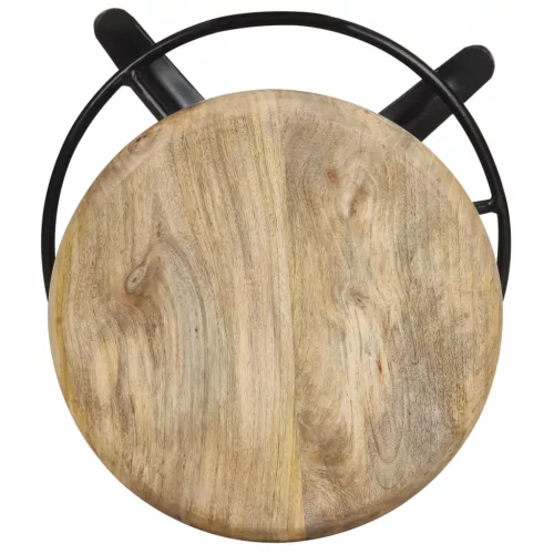 2 db tömör mangófa bárszék 66 cm