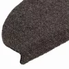 15 db öntapadós lépcsőszőnyeg 65 x 21 x 4 cm antracit színű, félkör alakú, nagy