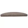 15 db öntapadós lépcsőszőnyeg 56 x 17 x 3 cm bézs félkör alakú