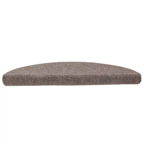15 db öntapadós lépcsőszőnyeg 56 x 17 x 3 cm bézs félkör alakú