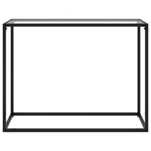 Átlátszó edzett üveg tálalóasztal 100 x 35 x 75 cm