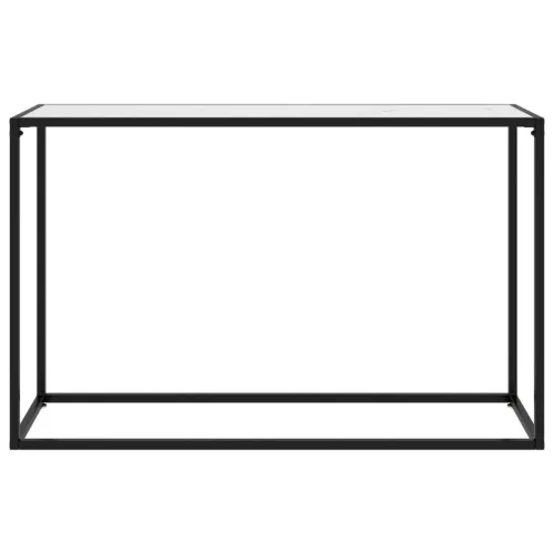 Fehér edzett üveg tálalóasztal 120 x 35 x 75 cm