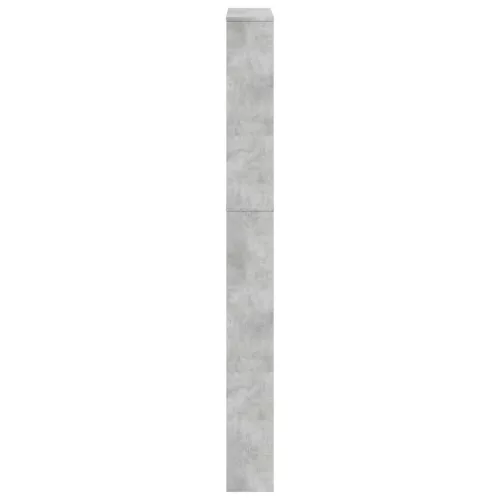 Betonszürke 5 szintes cipőszekrény tükörrel 63 x 17 x 169,5 cm