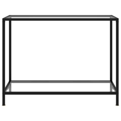 Átlátszó edzett üveg tálalóasztal 100 x 35 x 75 cm