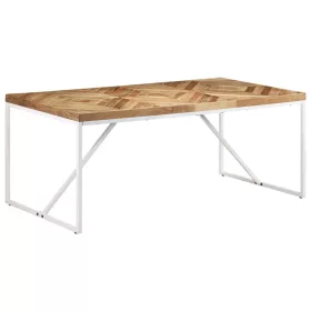 Tömör akácfa és mangófa étkezőasztal 180 x 90 x 76 cm