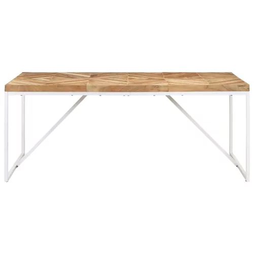 Tömör akácfa és mangófa étkezőasztal 180 x 90 x 76 cm
