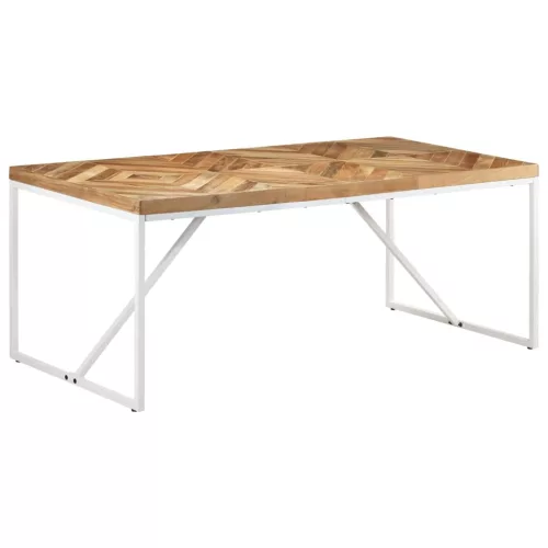 Tömör akácfa és mangófa étkezőasztal 180 x 90 x 76 cm