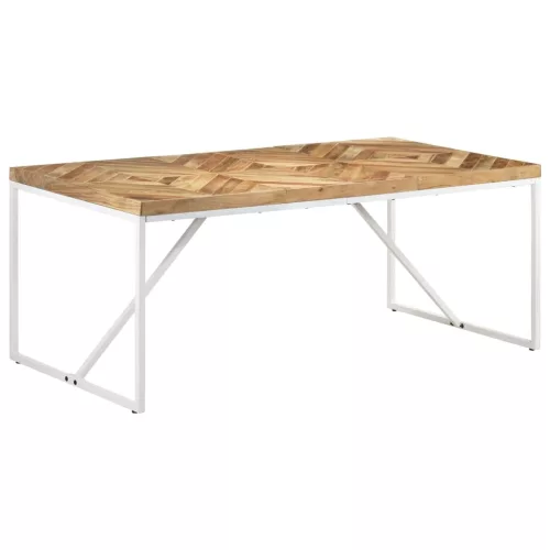 Tömör akácfa és mangófa étkezőasztal 180 x 90 x 76 cm