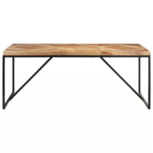 Tömör akácfa és mangófa étkezőasztal 180 x 90 x 76 cm