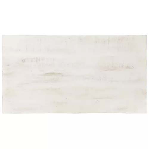 Fehér tömör mangófa dohányzóasztal 110 x 60 x 45 cm