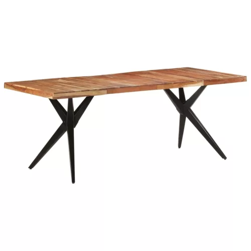 Tömör akácfa étkezőasztal 200 x 90 x 76 cm
