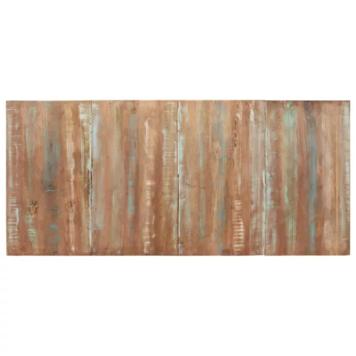 Tömör újrahasznosított fa étkezőasztal 200 x 90 x 76 cm