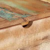 Tömör újrahasznosított fa fésülködőasztal tükörrel 112x45x76 cm