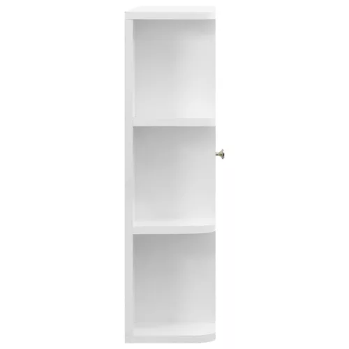 Fehér MDF tükrös fürdőszobaszekrény 66 x 17 x 63 cm