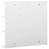 Fehér MDF tükrös fürdőszobaszekrény 66 x 17 x 63 cm