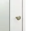 Fehér MDF tükrös fürdőszobaszekrény 66 x 17 x 63 cm