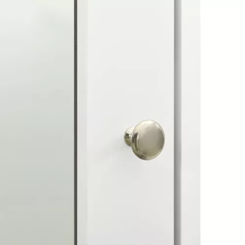 Fehér MDF tükrös fürdőszobaszekrény 66 x 17 x 63 cm