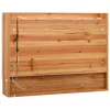 Tölgyszínű MDF tükrös fürdőszobaszekrény 80 x 15 x 60 cm