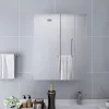 Fehér MDF tükrös fürdőszobaszekrény 60 x 15 x 75 cm