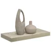 Tölgyszínű MDF lebegő fali polc 50 x 23 x 3,8 cm