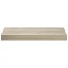 Tölgyszínű MDF lebegő fali polc 50 x 23 x 3,8 cm