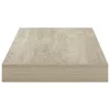 Tölgyszínű MDF lebegő fali polc 50 x 23 x 3,8 cm