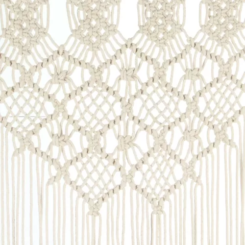 Makramé pamutfüggöny 140 x 240 cm