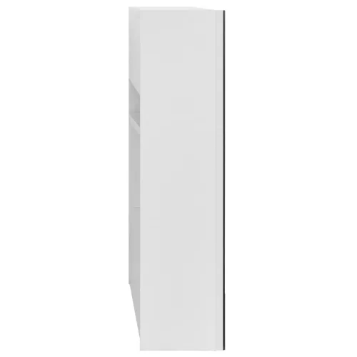 Fehér MDF tükrös fürdőszobaszekrény 80 x 15 x 60 cm
