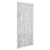 Világos- és sötétszürke zsenília rovarfüggöny 100 x 220 cm