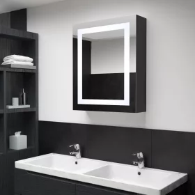   Tükrös fürdőszobaszekrény LED világítással 50 x 13 x 70 cm