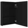 Tükrös fürdőszobaszekrény LED világítással 50 x 13 x 70 cm