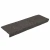 15 db öntapadós lépcsőszőnyeg 65 x 21 x 4 cm antracit téglalap alakú széllel