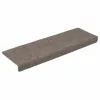 15 db öntapadós lépcsőszőnyeg, 65 x 21 x 4 cm, bézs, téglalap alakú széllel