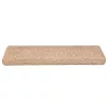 15 db lépcsőszőnyeg 65 x 21 x 4 cm arany téglalap alakú széllel