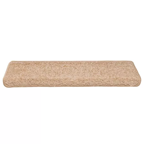 15 db lépcsőszőnyeg 65 x 21 x 4 cm arany téglalap alakú széllel
