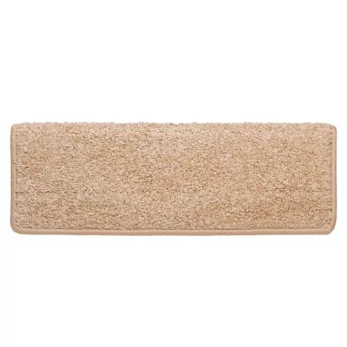 15 db lépcsőszőnyeg 65 x 21 x 4 cm arany téglalap alakú széllel