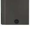 Antracitszürke LED-es tükrös fürdőszobaszekrény 50 x 14 x 60 cm